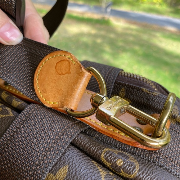 Authentic Louis Vuitton Satellite soft side suitcase classic monogram canvas - Picture 8 of 17